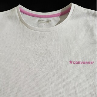 CONVERSE - コンバース　ドライメッシュ　白　 半袖Tシャツ