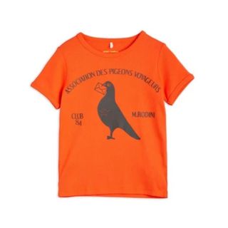 Misha & Puff - Mini Rodini Pigeon tee red 5-7y