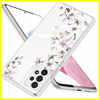 【サイズ:GalaxyA53_色:花柄-ユリ】Galaxy A53 5G ケース(その他)