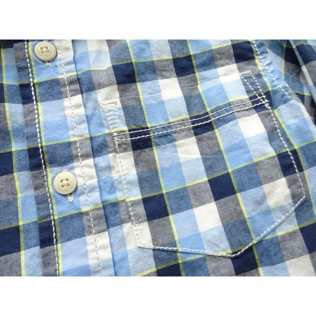 OshKosh(オシュコシュ)のOSHKOSH★オシュコシュ★長袖シャツ★チェック柄★ブルー★100★新品未使用 キッズ/ベビー/マタニティのキッズ服男の子用(90cm~)(ブラウス)の商品写真