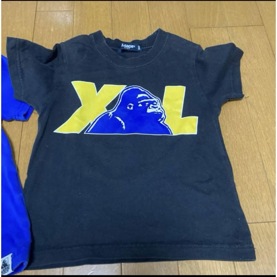 XLARGE KIDS(エクストララージキッズ)の100cm エクストララージ 男の子 半袖Tシャツ 2枚セット まとめ売り キッズ/ベビー/マタニティのキッズ服男の子用(90cm~)(Tシャツ/カットソー)の商品写真