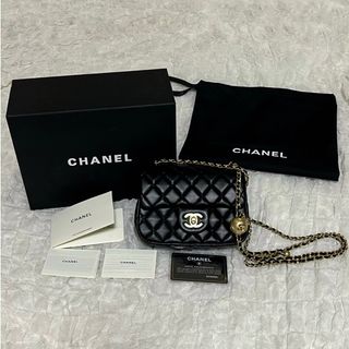 CHANEL - シャネル チェーン ショルダー バッグ ミニマトラッセ  ココマーク フラップ