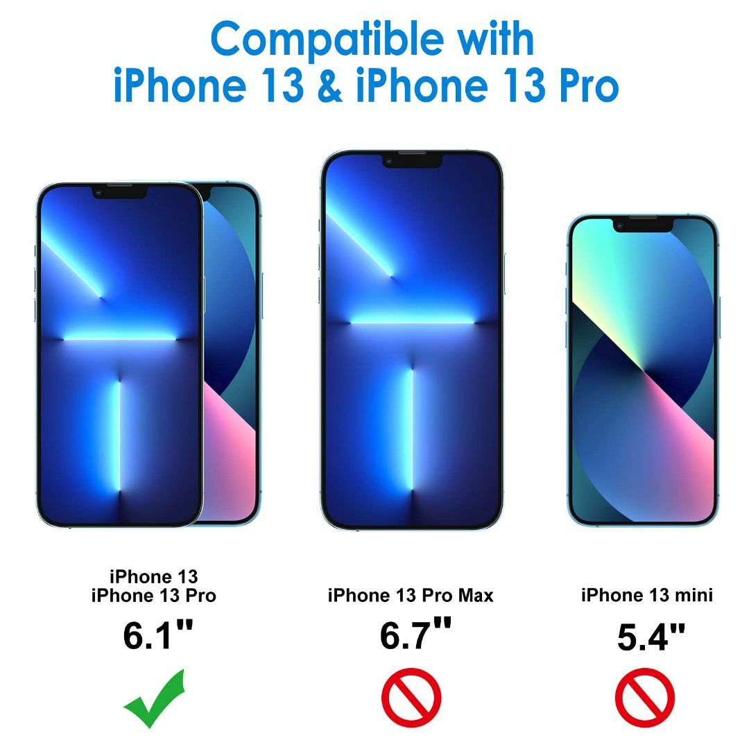 【人気商品】JEDirect iPhone13/iPhone13 Pro 6.1 スマホ/家電/カメラのスマホアクセサリー(その他)の商品写真