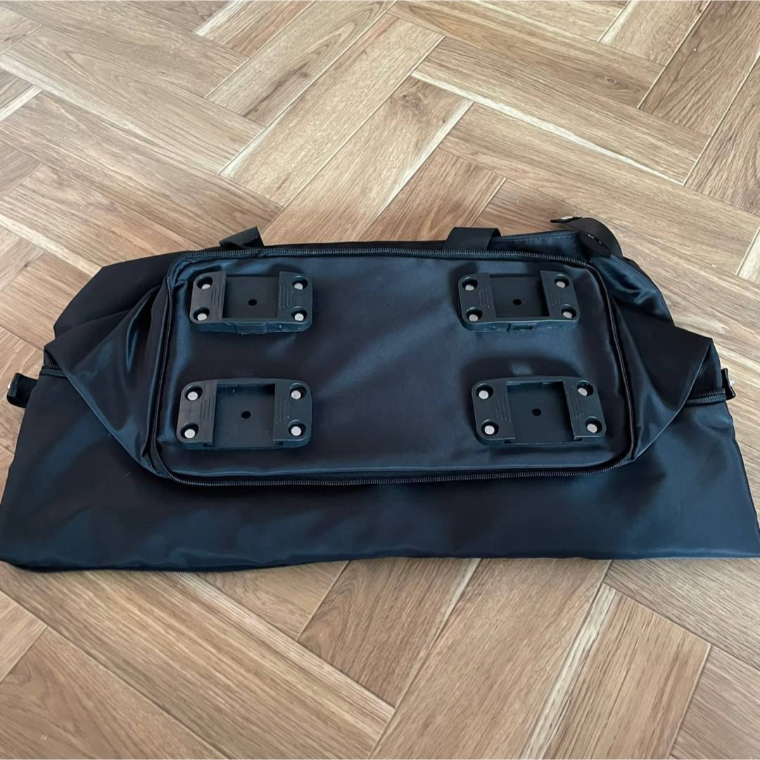 黒【3way】キャスター付き 拡張バッグ 3段階 小回り 機内持ち込み 旅行 レディースのバッグ(スーツケース/キャリーバッグ)の商品写真