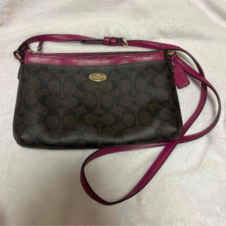 コーチ(COACH)のCOACHコーチ 2wayショルダーバッグ  ウォレット シグネチャー(ショルダーバッグ)