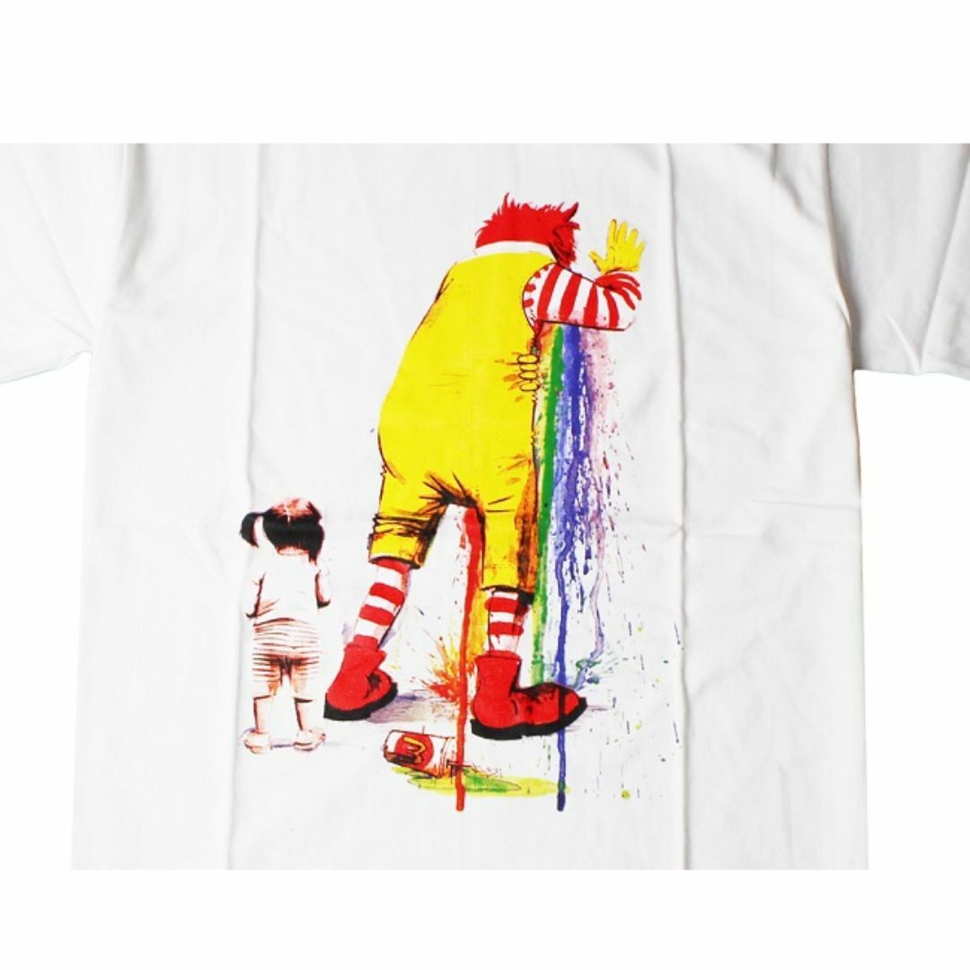 新品 レインボーリバース Tシャツ M～XL/　ホワイト urt-0012 メンズのトップス(Tシャツ/カットソー(半袖/袖なし))の商品写真