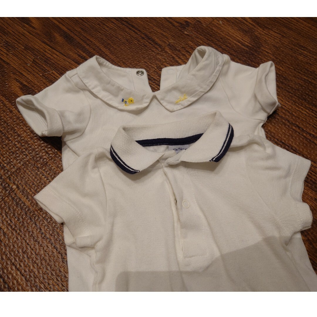 Jacadi(ジャカディ)のjacadi ★PETITBATEAU　ボディ　12m キッズ/ベビー/マタニティのベビー服(~85cm)(ロンパース)の商品写真