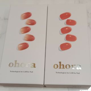 オホーラ(ohora)のohoraハンドネイルシール2箱セット　新品・未開封(その他)