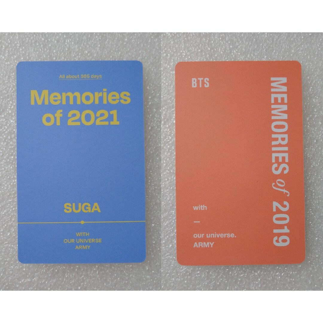 防弾少年団(BTS)(ボウダンショウネンダン)の【SUGA】BTS MEMORIES OF 2019 2021 トレカ エンタメ/ホビーのタレントグッズ(アイドルグッズ)の商品写真