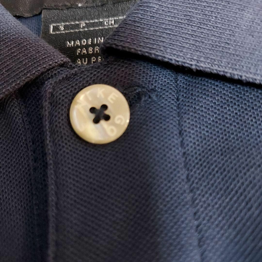 NIKE(ナイキ)のナイキゴルフ　タイガーウッズモデル　レトロ　黒　アームロゴ　刺繍 メンズのトップス(ポロシャツ)の商品写真
