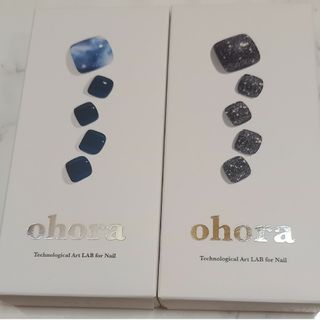 オホーラ(ohora)のohoraフットネイルシール2箱セット　新品・未開封(その他)