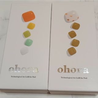 オホーラ(ohora)のohoraフットネイルシール2箱セット　新品・未開封(その他)