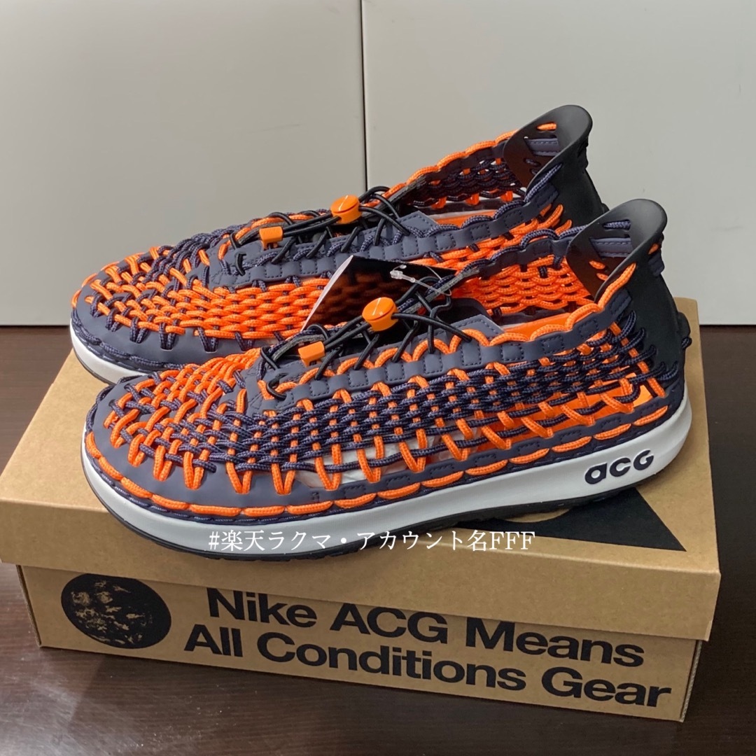 NIKE(ナイキ)の【新品28cm】NIKE ACG ウォーターキャット＋ ブラック/オレンジ メンズの靴/シューズ(スニーカー)の商品写真