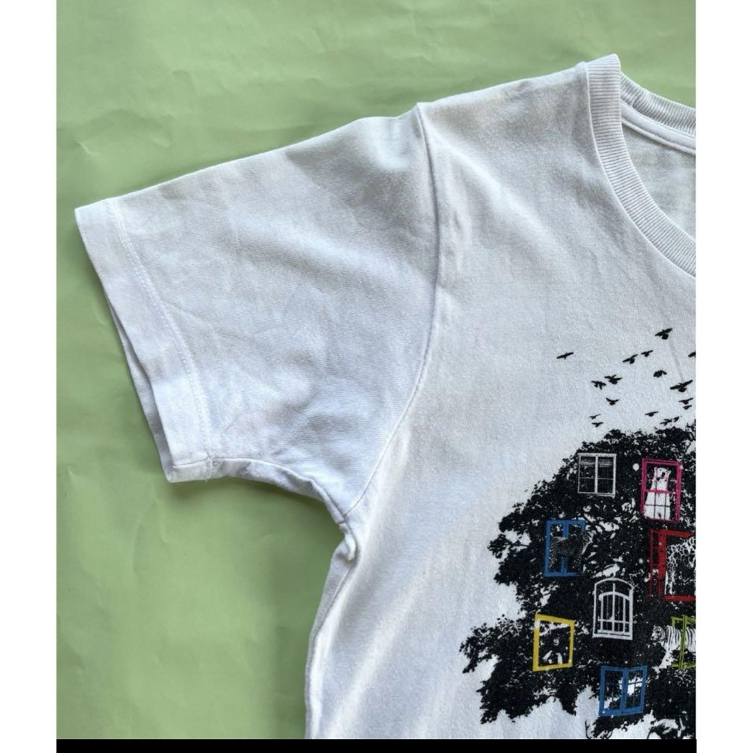 Design Tshirts Store graniph(グラニフ)のグラニフ   大きな木　沢山の動物達　SS メンズのトップス(Tシャツ/カットソー(半袖/袖なし))の商品写真