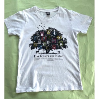Design Tshirts Store graniph - グラニフ   大きな木　沢山の動物達　SS