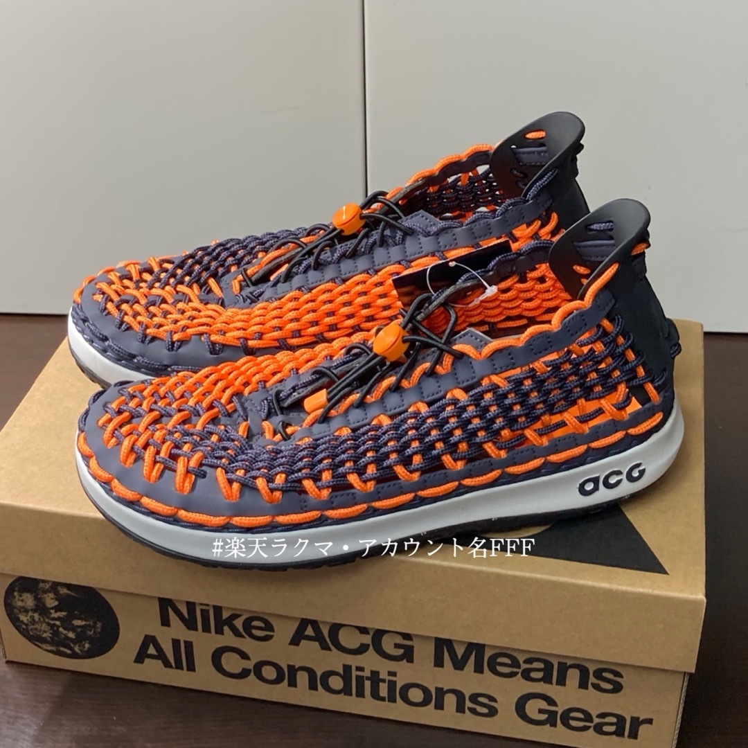 NIKE(ナイキ)の【新品26cm】NIKE ACG ウォーターキャット＋ ブラック/オレンジ メンズの靴/シューズ(スニーカー)の商品写真