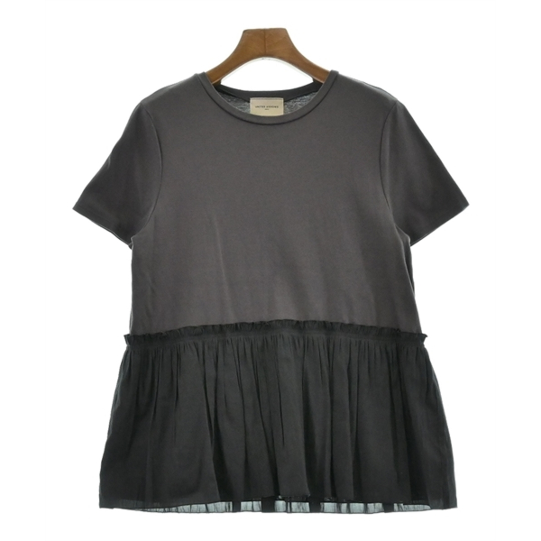 UNITED ARROWS(ユナイテッドアローズ)のUNITED ARROWS Tシャツ・カットソー -(L位) グレー 【古着】【中古】 レディースのトップス(カットソー(半袖/袖なし))の商品写真