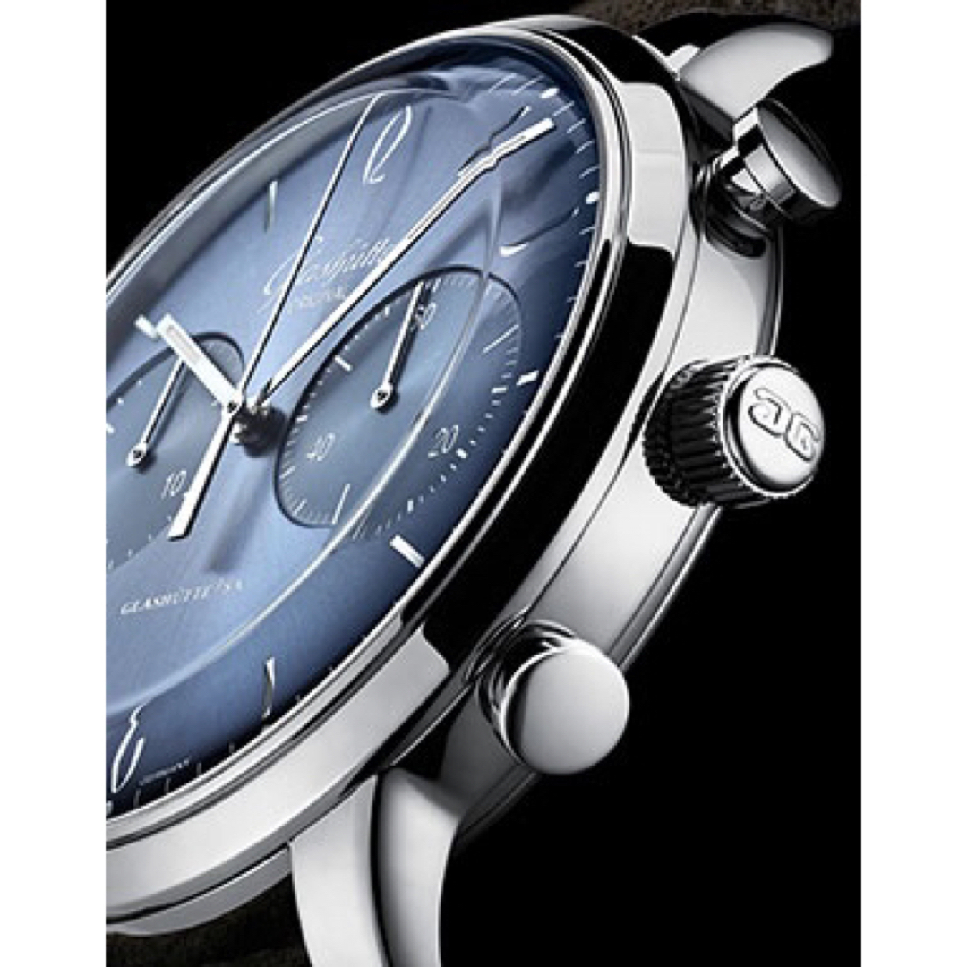 Glashutte Original(グラスヒュッテオリジナル)のグラスヒュッテオリジナル　シックスティーズ・クロノグラフ メンズの時計(レザーベルト)の商品写真