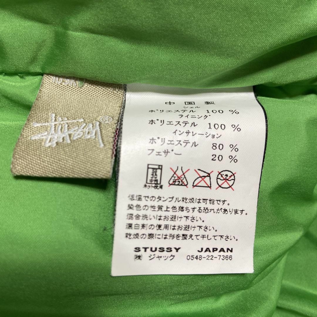 STUSSY(ステューシー)の【フェザー混◎】stussyワンポイントロゴ古着カモフラ迷彩ベストストリート メンズのジャケット/アウター(ダウンジャケット)の商品写真