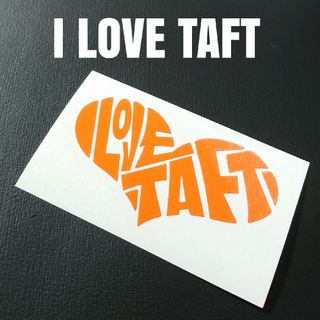 【I LOVE TAFT】カッティングステッカー(車外アクセサリ)