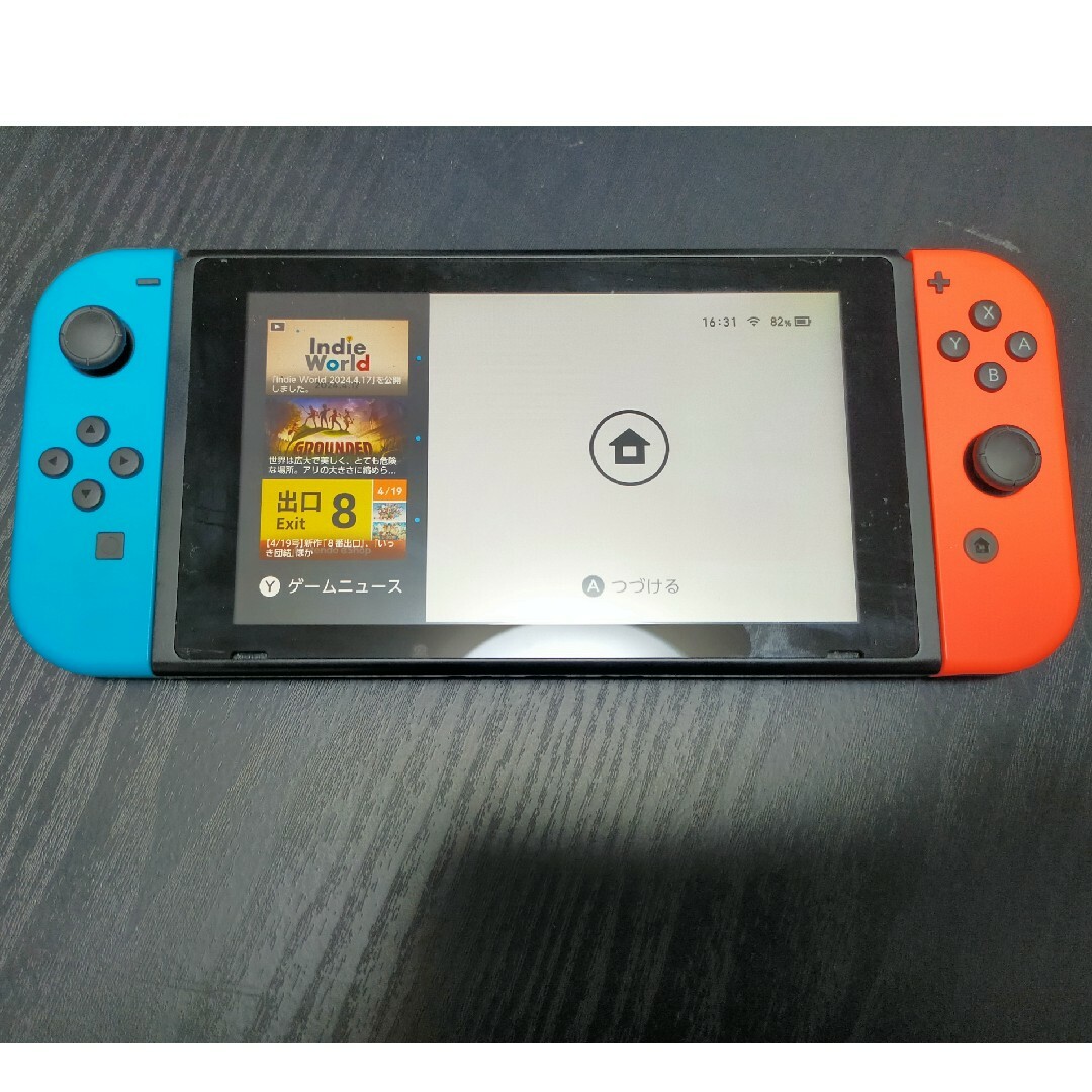 Nintendo Switch(ニンテンドースイッチ)のニンテンドースイッチ本体 エンタメ/ホビーのゲームソフト/ゲーム機本体(家庭用ゲーム機本体)の商品写真