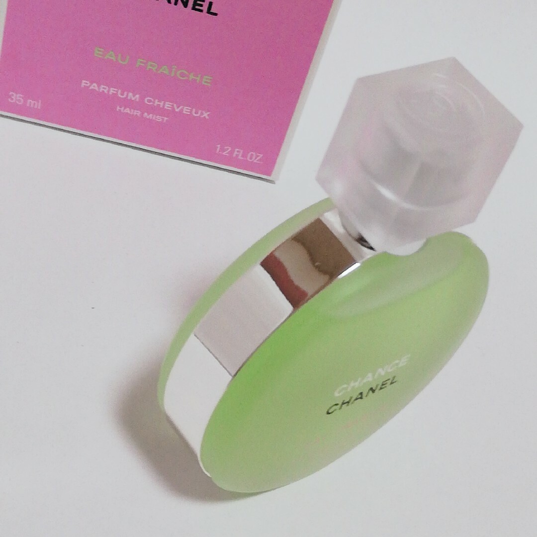 CHANEL(シャネル)の【ほぼ新品】シャネル チャンス オーフレッシュ ヘアミスト 35ml コスメ/美容の香水(香水(女性用))の商品写真