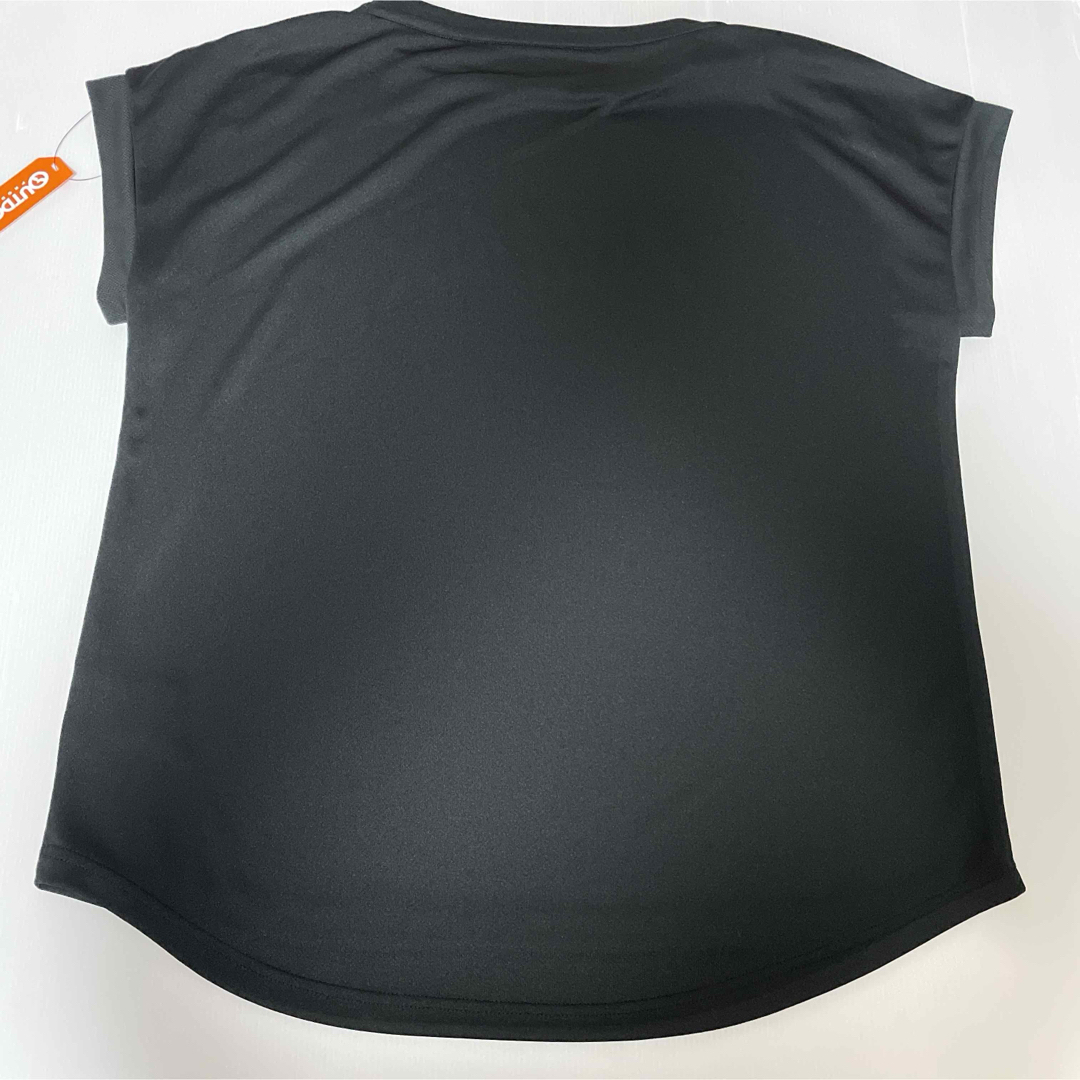 OUTDOOR PRODUCTS(アウトドアプロダクツ)の新品☆OUTDOOR メッシュ素材 フレンチスリーブス 黒Tシャツ（3Lサイズ） レディースのトップス(Tシャツ(半袖/袖なし))の商品写真
