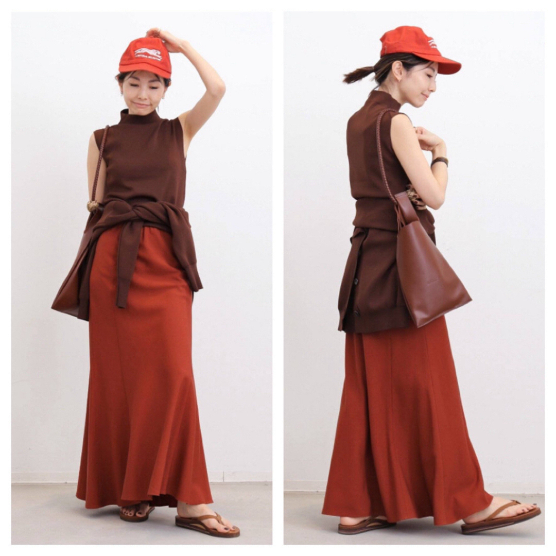 L'Appartement DEUXIEME CLASSE(アパルトモンドゥーズィエムクラス)の新品未開封　アパルトモン Lyocell Linen Maxi Skirt 38 レディースのワンピース(ロングワンピース/マキシワンピース)の商品写真