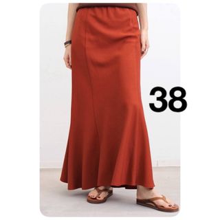 アパルトモンドゥーズィエムクラス(L'Appartement DEUXIEME CLASSE)の新品未開封　アパルトモン Lyocell Linen Maxi Skirt 38(ロングワンピース/マキシワンピース)