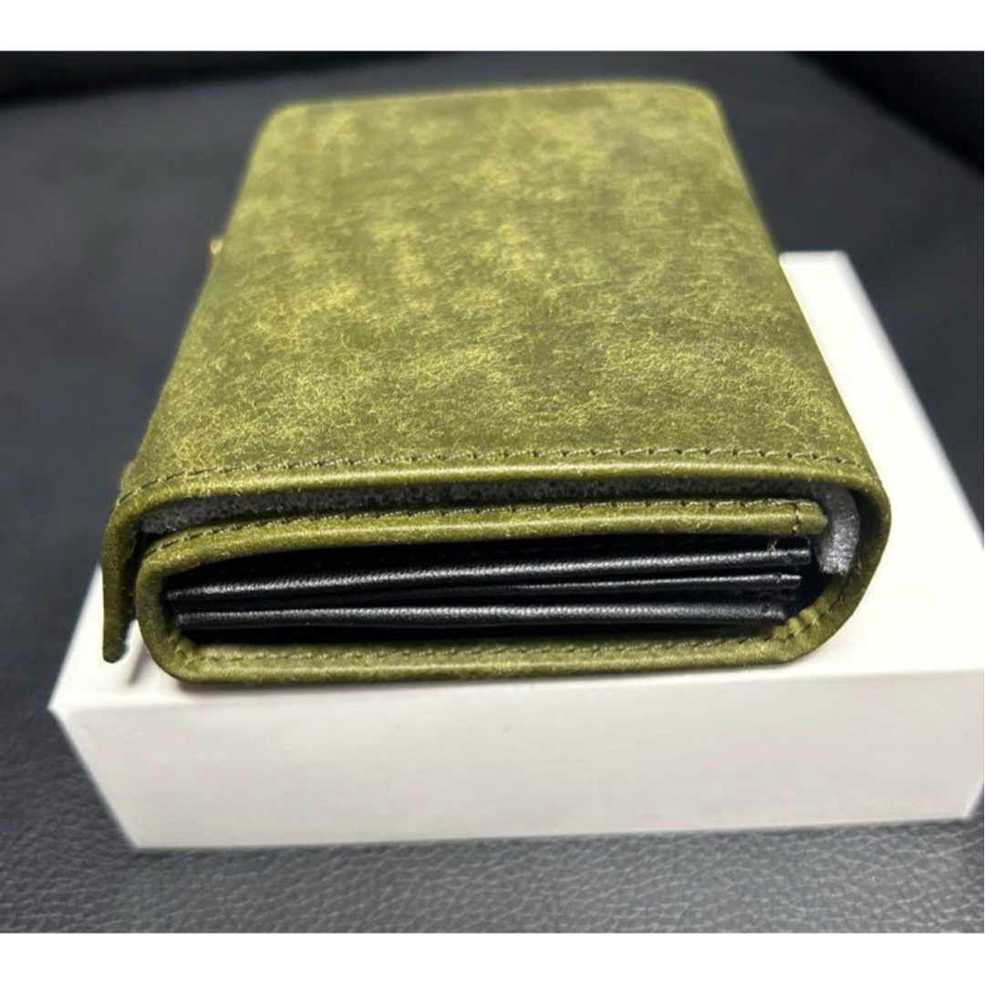 高級 プエブロレザー m+ エムピウ 同型 コンパクト折り財布 メンズのファッション小物(折り財布)の商品写真