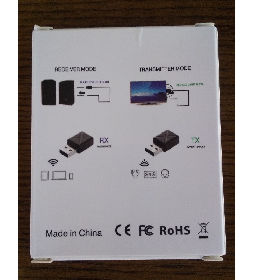 とむ様専用Bluetooth V5.0 レシーバー アダプター トランスミッター スマホ/家電/カメラのPC/タブレット(PC周辺機器)の商品写真