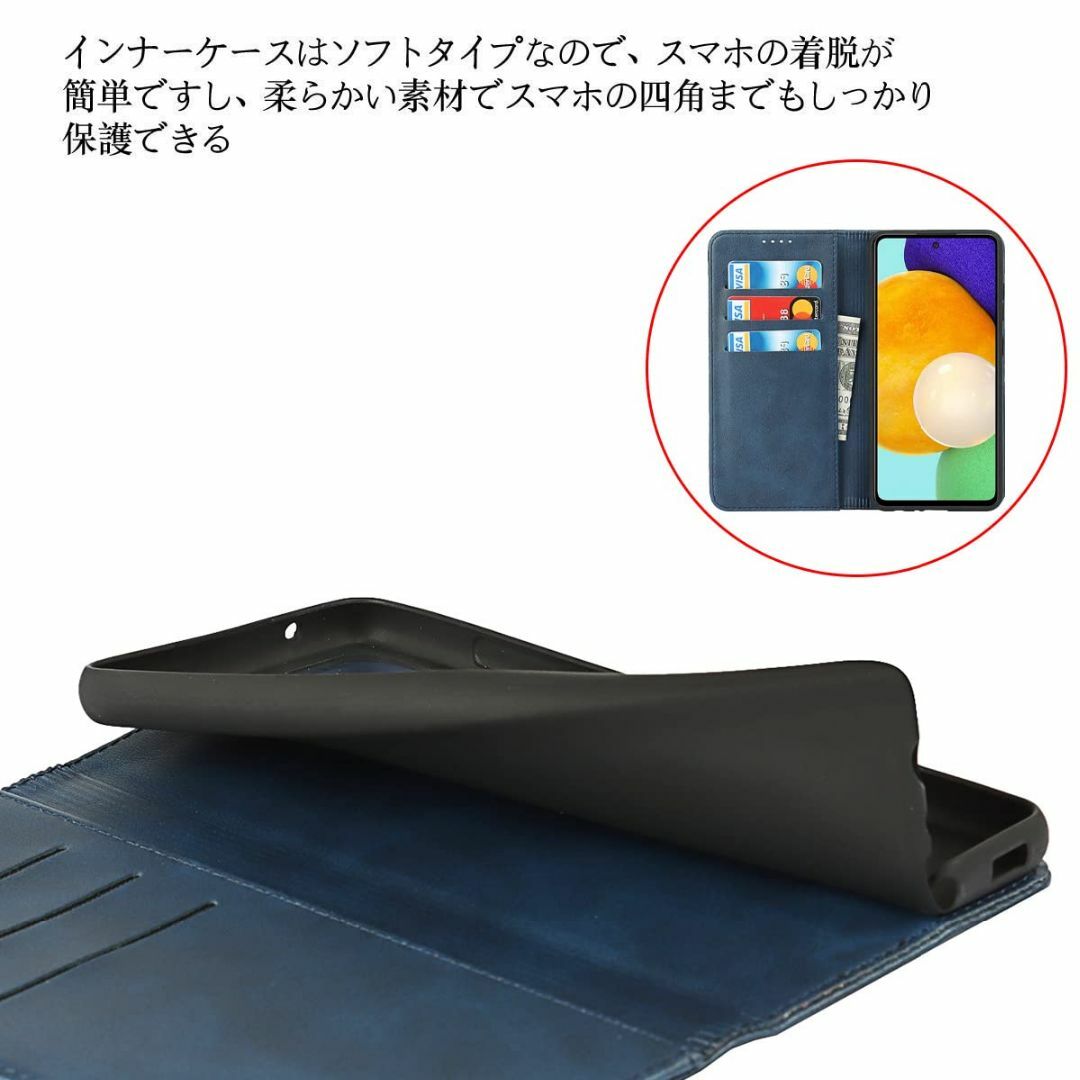 【サイズ:GalaxyA535G_色:レトロネイビー】A53 5g galaxy スマホ/家電/カメラのスマホアクセサリー(その他)の商品写真