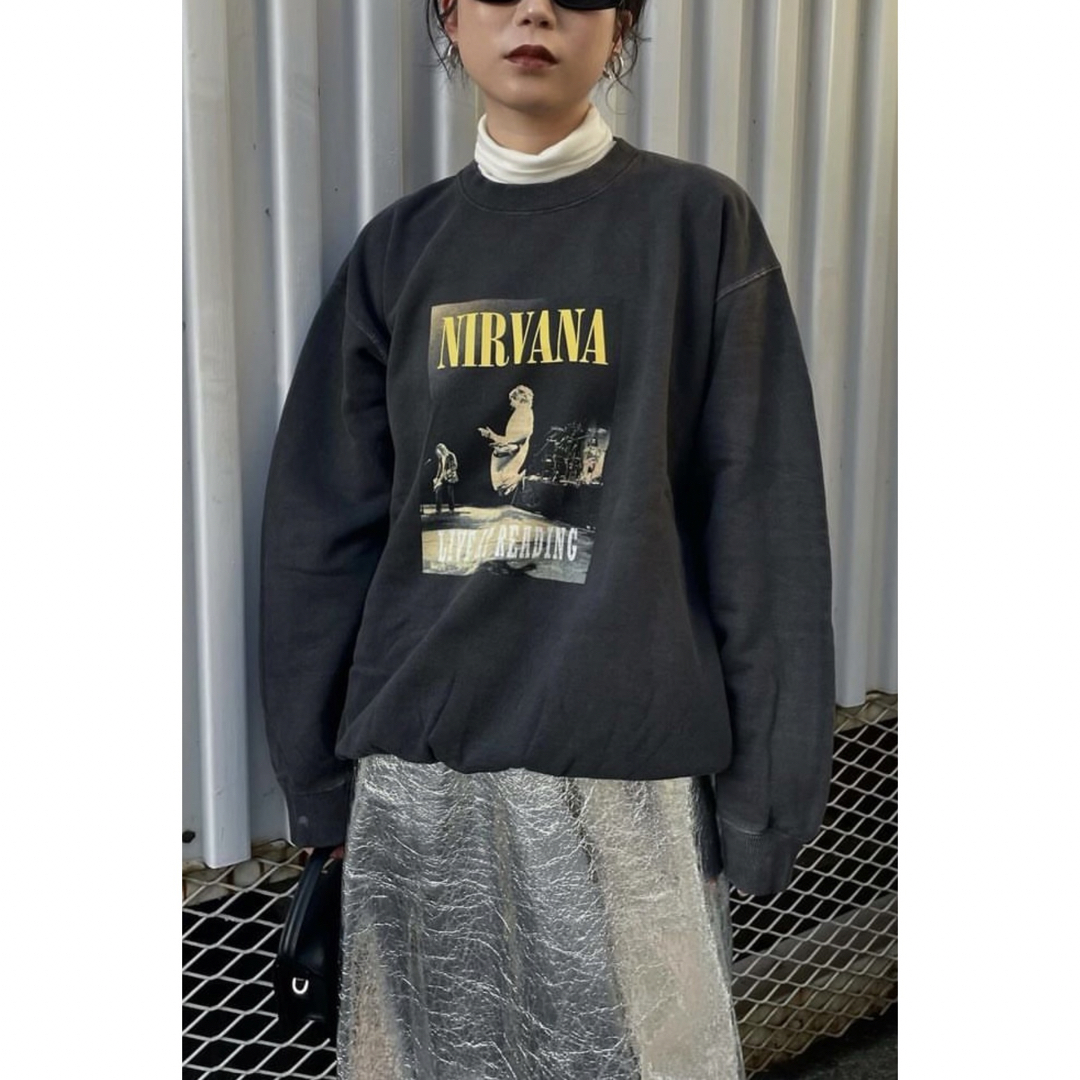 Ameri VINTAGE(アメリヴィンテージ)のAmeriアメリ☆ NIRVANA VINTAGE LIKE SWEAT レディースのトップス(トレーナー/スウェット)の商品写真