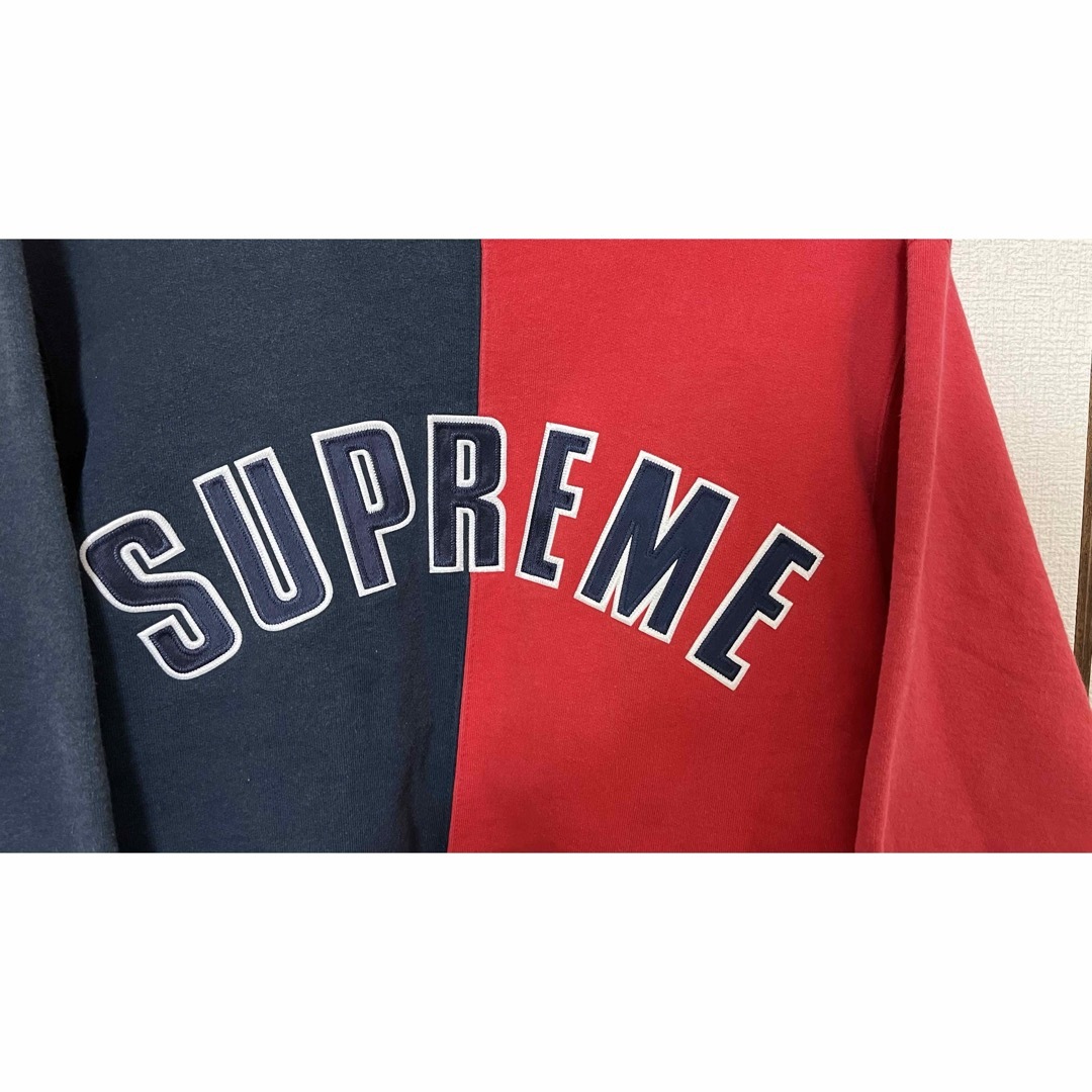 Supreme(シュプリーム)のsupreme シュプリーム　トレーナー　ネイビー　レッド　2色　ハーフ メンズのトップス(スウェット)の商品写真