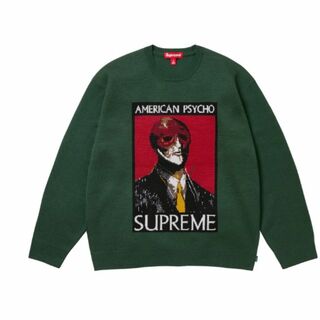 シュプリーム(Supreme)の新品未開封【緑・XXL】American Psycho Sweater(ニット/セーター)