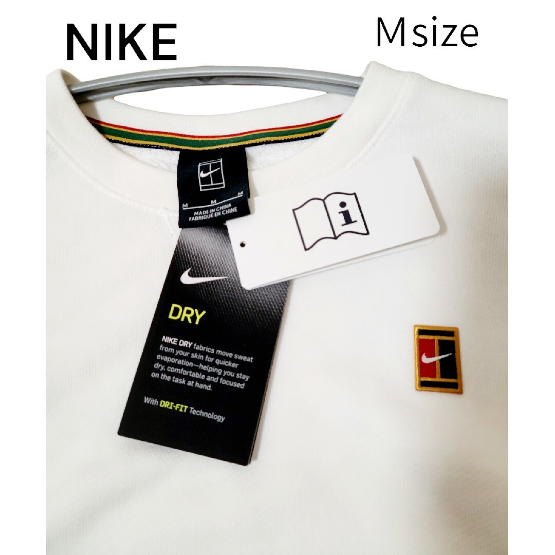 NIKE(ナイキ)の【新品未使用品】NIKE ナイキ トレーナー スウェット テニスコートロゴ Ｍ レディースのトップス(トレーナー/スウェット)の商品写真