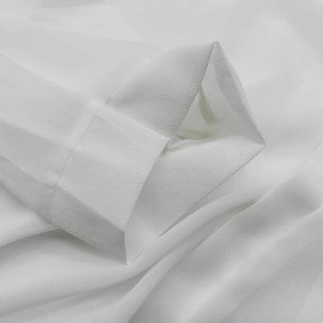 ホワイト カーディガン 羽織 ロングカーディガン コンパクト レディースのトップス(カーディガン)の商品写真