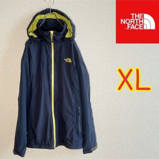 THE NORTH FACE - ノースフェイス　マウンテンパーカー　HYVENT ネイビー　メンズXL