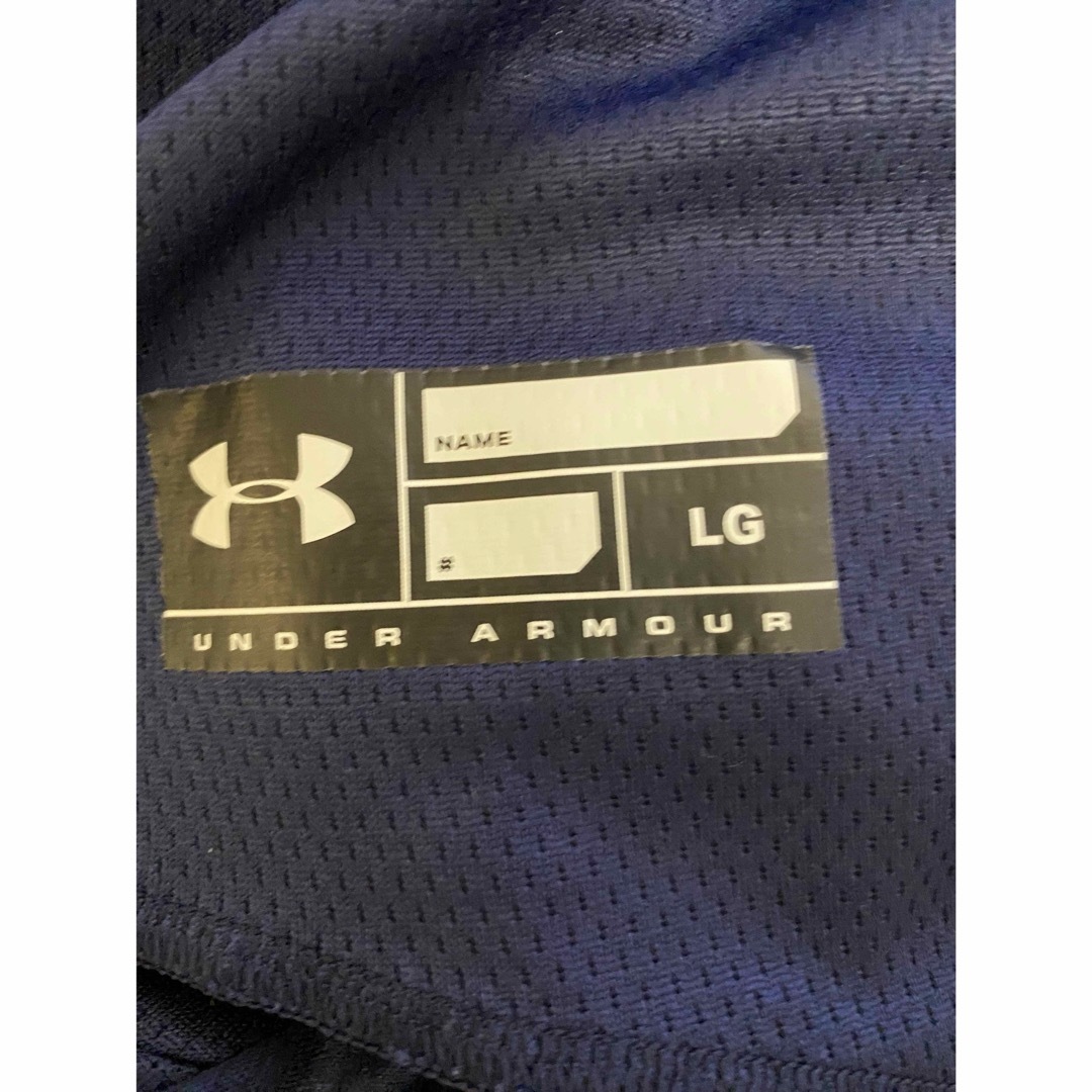 UNDER ARMOUR(アンダーアーマー)の美品　アンダーアーマー　半袖　野球ベースボール　ユニフォーム　Tシャツ　Lサイズ メンズのトップス(Tシャツ/カットソー(半袖/袖なし))の商品写真