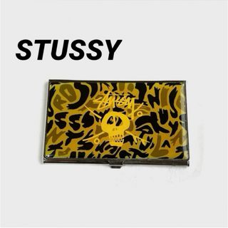 ステューシー(STUSSY)のSTUSSYステューシー名刺入れ スカル カモフラ(名刺入れ/定期入れ)