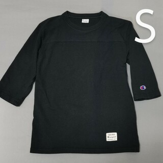 チャンピオン(Champion)のチャンピオン 七分丈 シャツ 黒(Tシャツ/カットソー(半袖/袖なし))