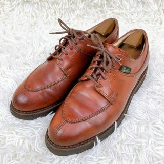 パラブーツ(Paraboot)のパラブーツ レザーシューズ Vチップ レースアップ ブラウン 4(ローファー/革靴)