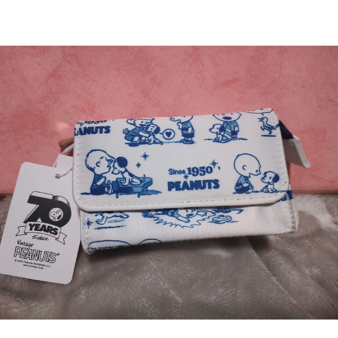 SNOOPY(スヌーピー)のスヌーピー ピーナッツ SNOOPY ポーチ ミニポーチ ビンテージ ミラー 収 レディースのファッション小物(ポーチ)の商品写真