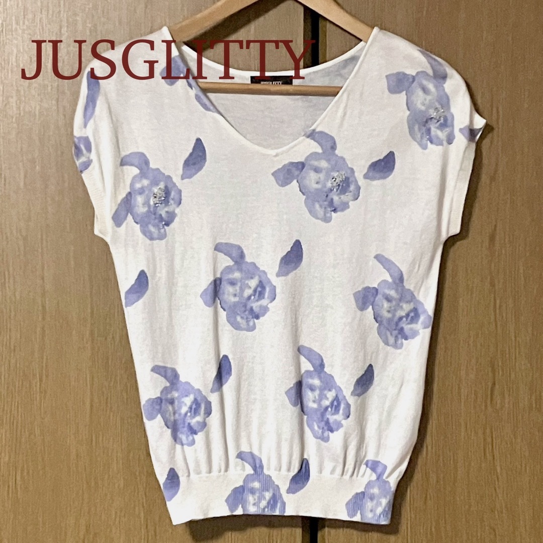 JUSGLITTY(ジャスグリッティー)のJUSGLITTY（ジャスグリッティー）ニットトップス レディースのトップス(ニット/セーター)の商品写真