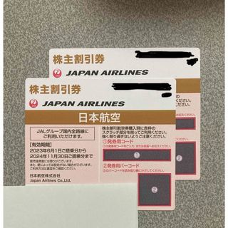 JAL 優待　株主割引券　2枚