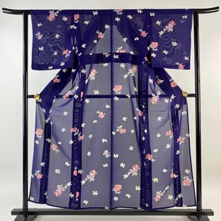 小紋 身丈156.5cm 裄丈62cm 正絹 美品 優品 【中古】(着物)