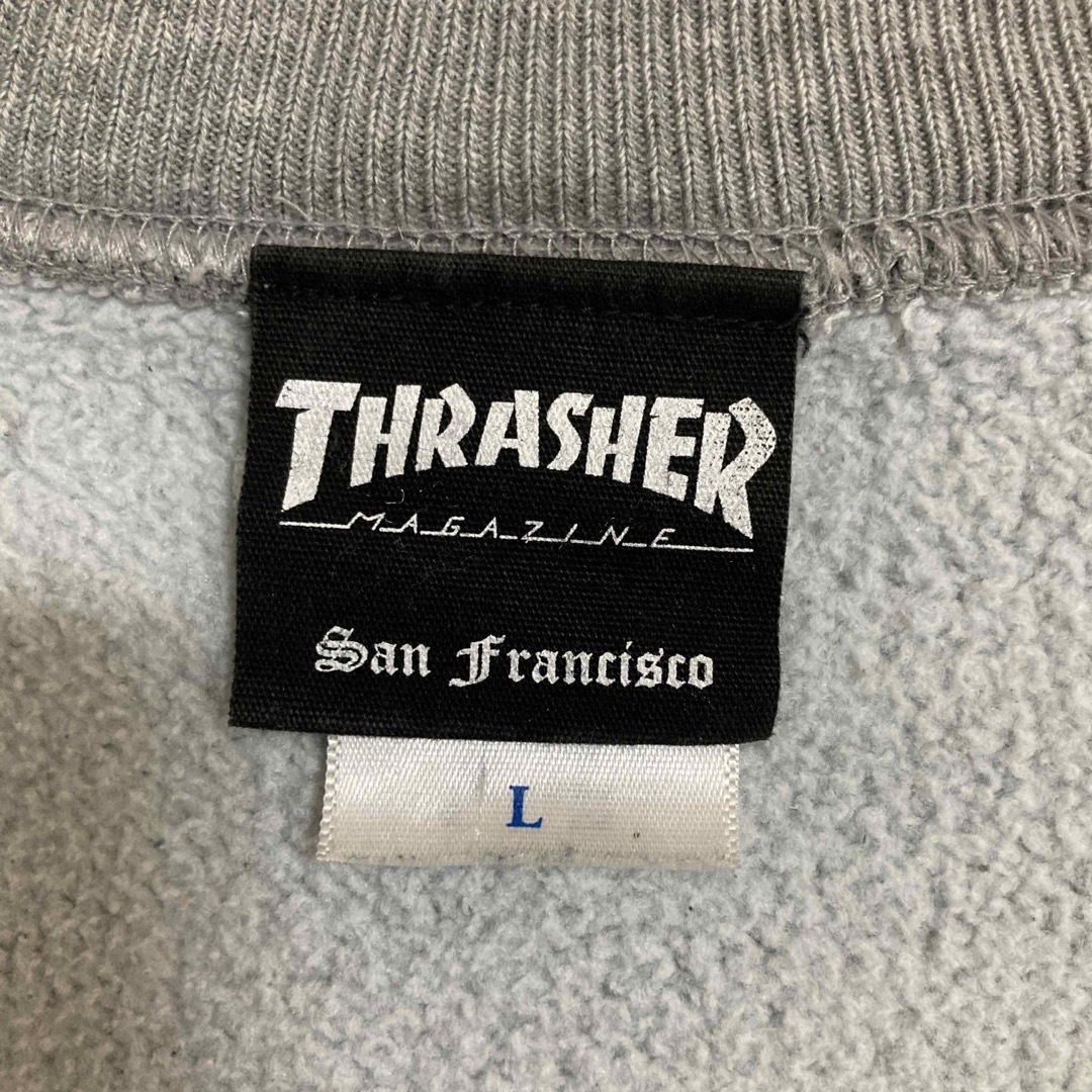 THRASHER(スラッシャー)のTHRASHER  スラッシャー スウェット　デカロゴ　  カラー:グレー メンズのトップス(スウェット)の商品写真