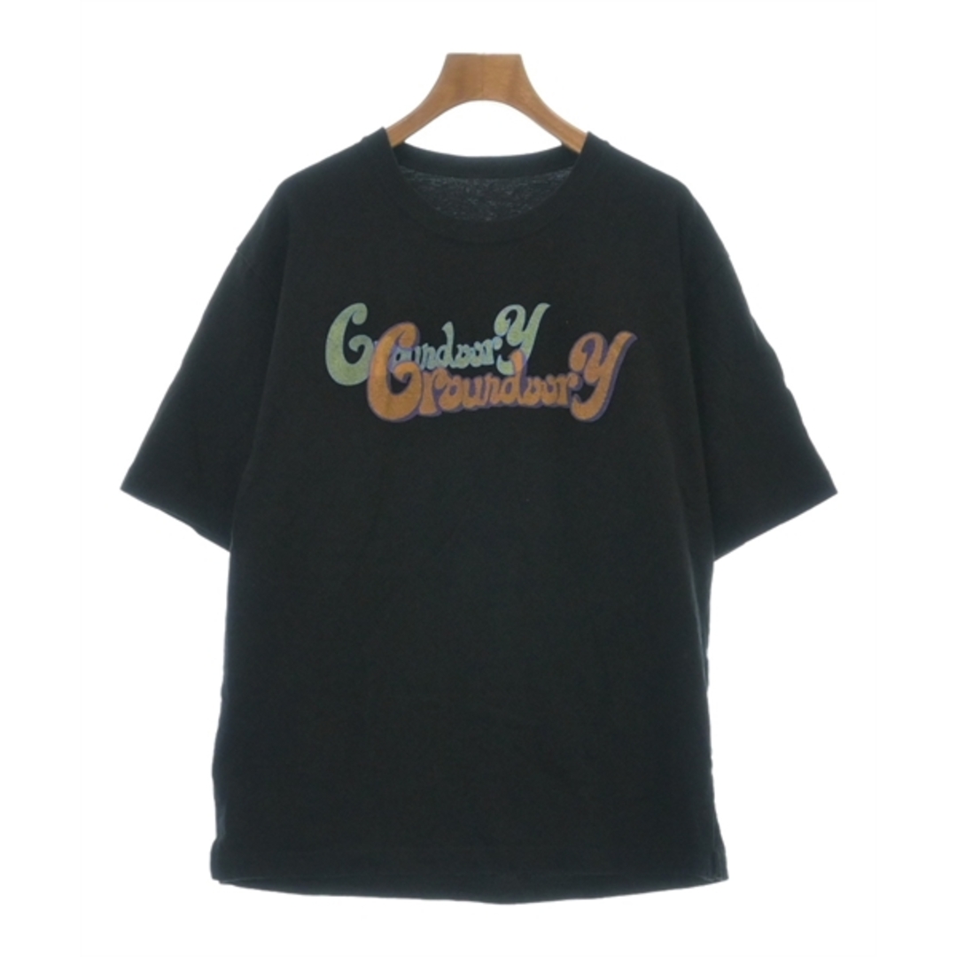 Ground Y(グラウンドワイ)のGround Y グラウンド　ワイ Tシャツ・カットソー 3(M位) 黒 【古着】【中古】 レディースのトップス(カットソー(半袖/袖なし))の商品写真