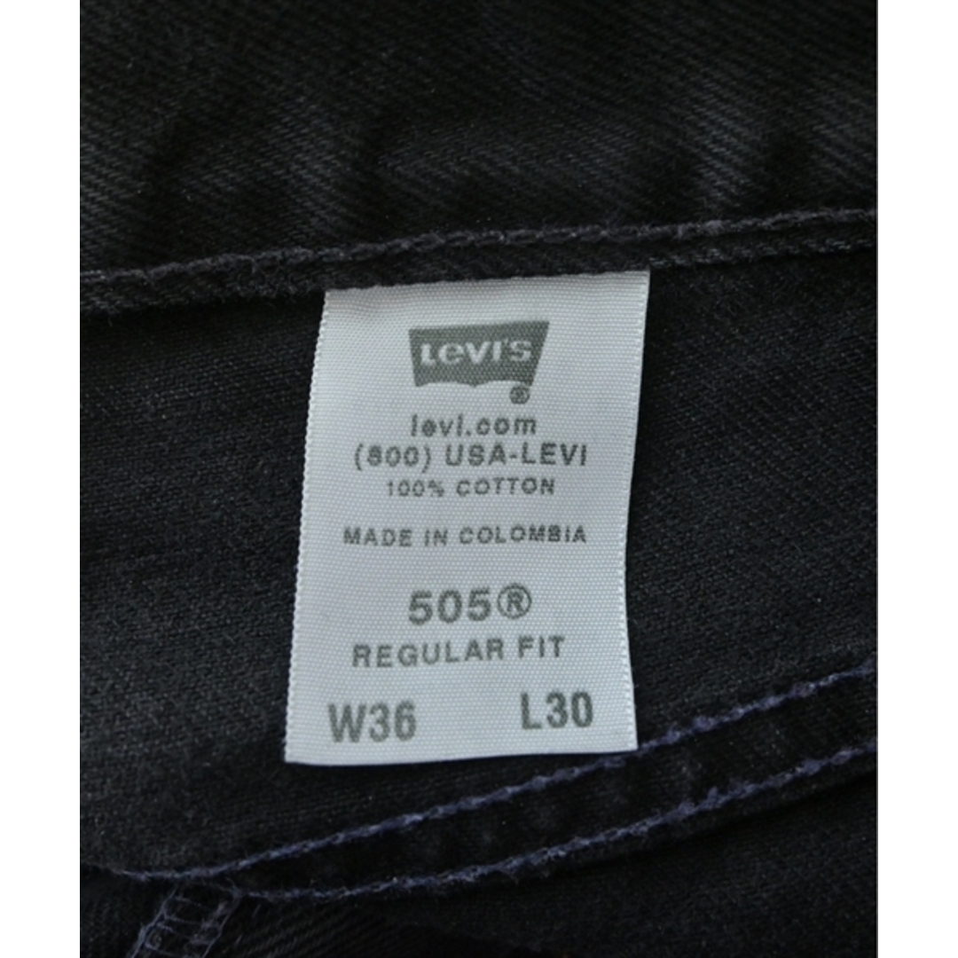 Levi's(リーバイス)のLevi's リーバイス デニムパンツ 36(XL位) 黒 【古着】【中古】 メンズのパンツ(デニム/ジーンズ)の商品写真