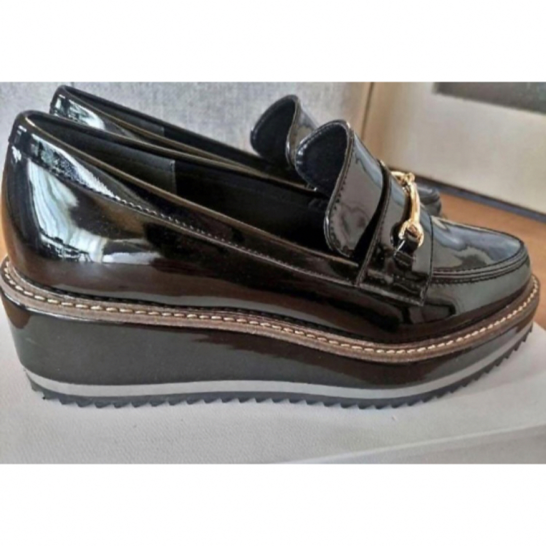 EVOL(イーボル)のEVOL  イーボル　厚底プラットフォームビットローファー レディースの靴/シューズ(ローファー/革靴)の商品写真